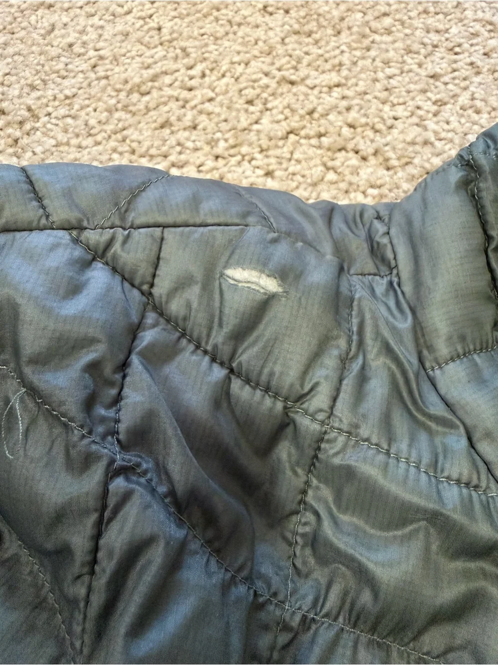 The North Face lightweight quilted